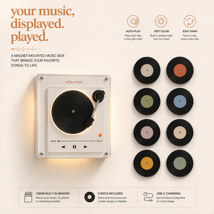 Vinyl Tunes™ Music Box